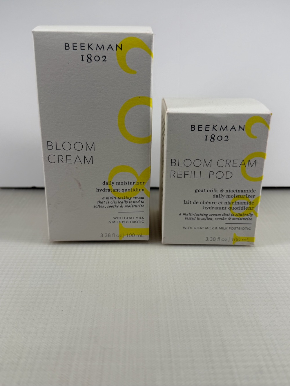 Beekman 1802 Bloom Cream Daily Moisturizer - full size an refill pod